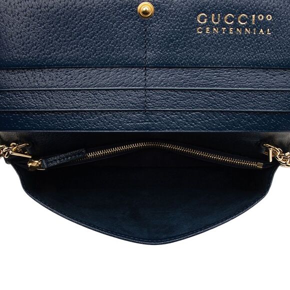 Gucci GG Kaleidoscope Canvas 100th Anniversary Chain Wallet - Picture 7 of 10